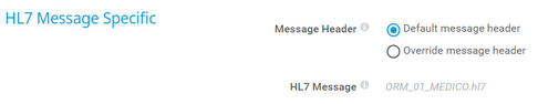 HL7 Message Specific